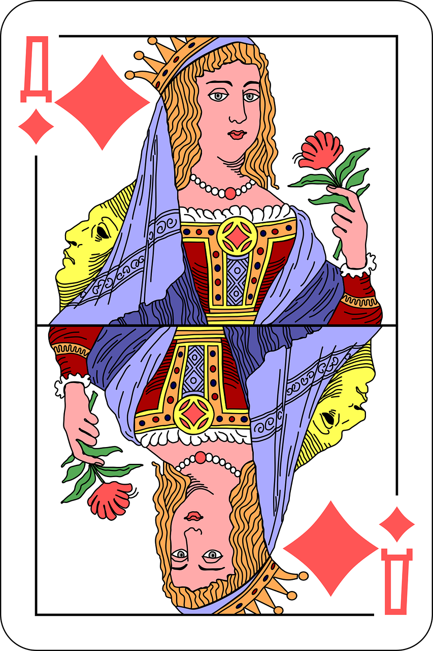 扑克牌Q牌面，那些藏在女王手里的秘密与故事
